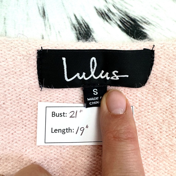 Lulus Care For You Blush Eyelash Knit Cowl Sweater - Picture 6 of 6